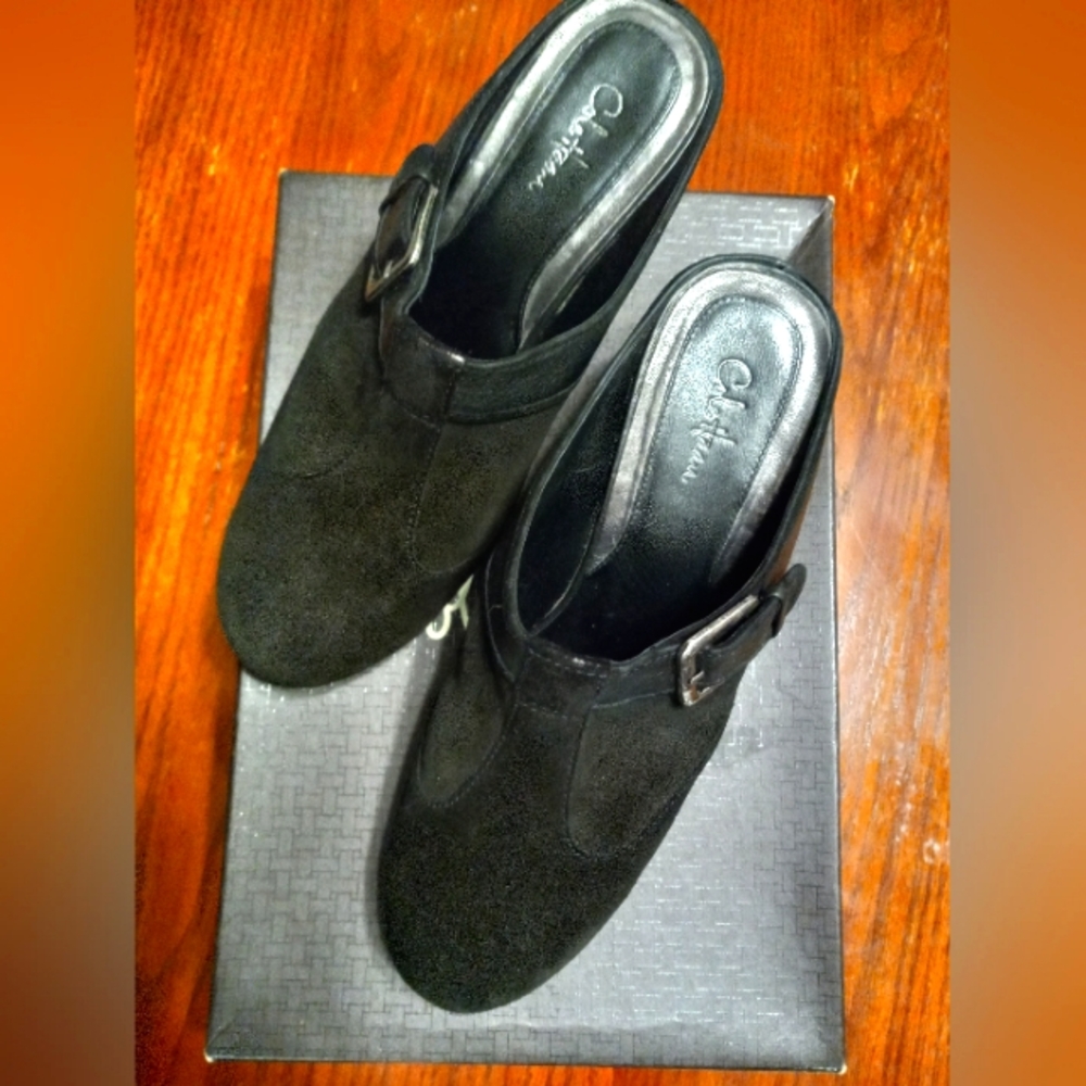Cole Haan Air Kailey Suede Wedge Mule Nike Air Sole 8
